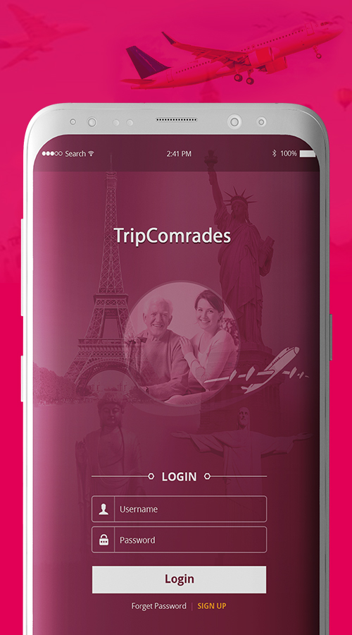 Trip Comrade (Travel Booking app): screenshot 1